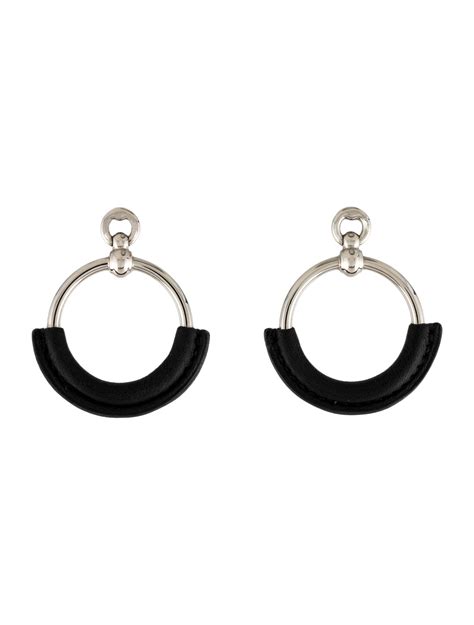 hermes loop earrings|the realreal Hermes earrings.